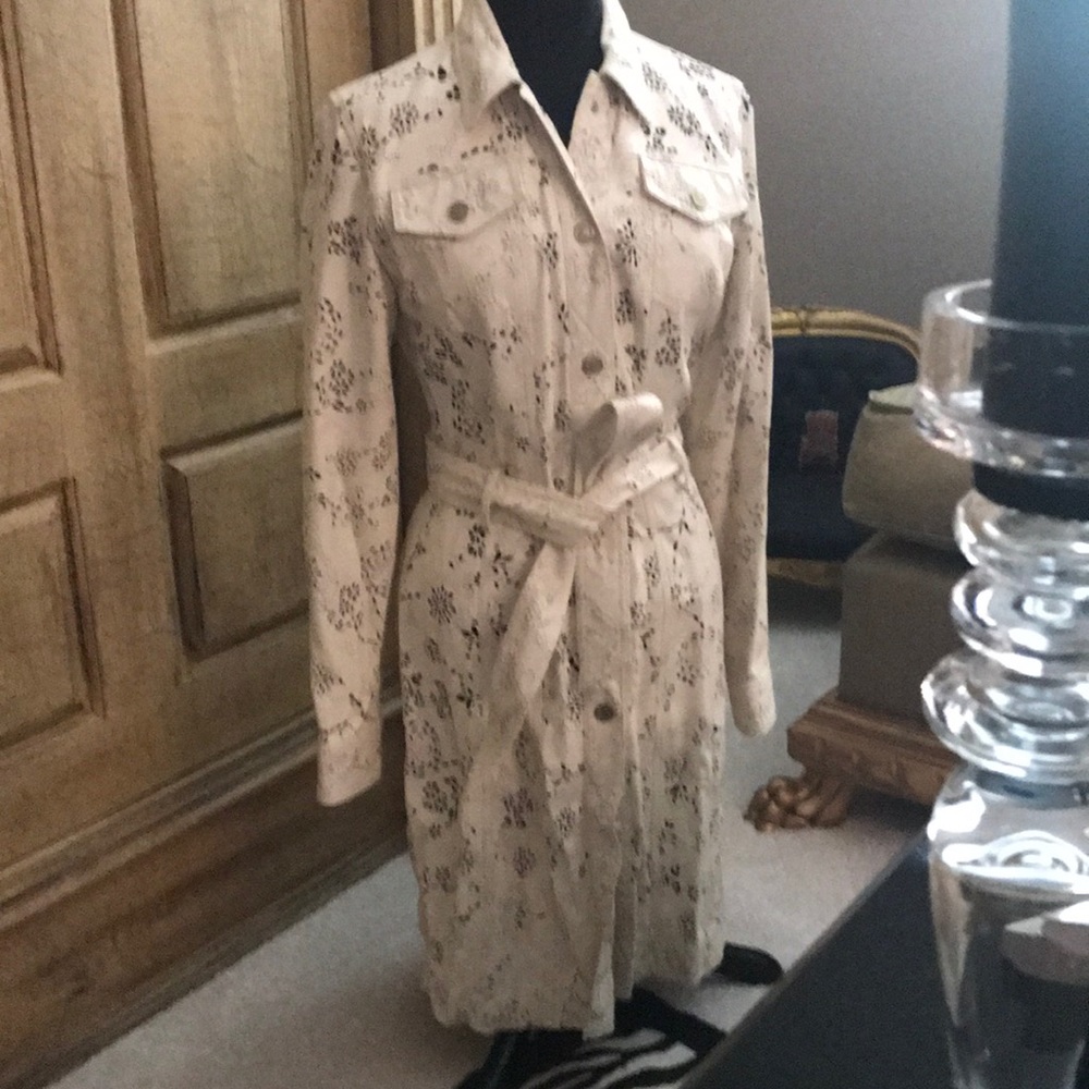 Christian Dior leather trench coat
